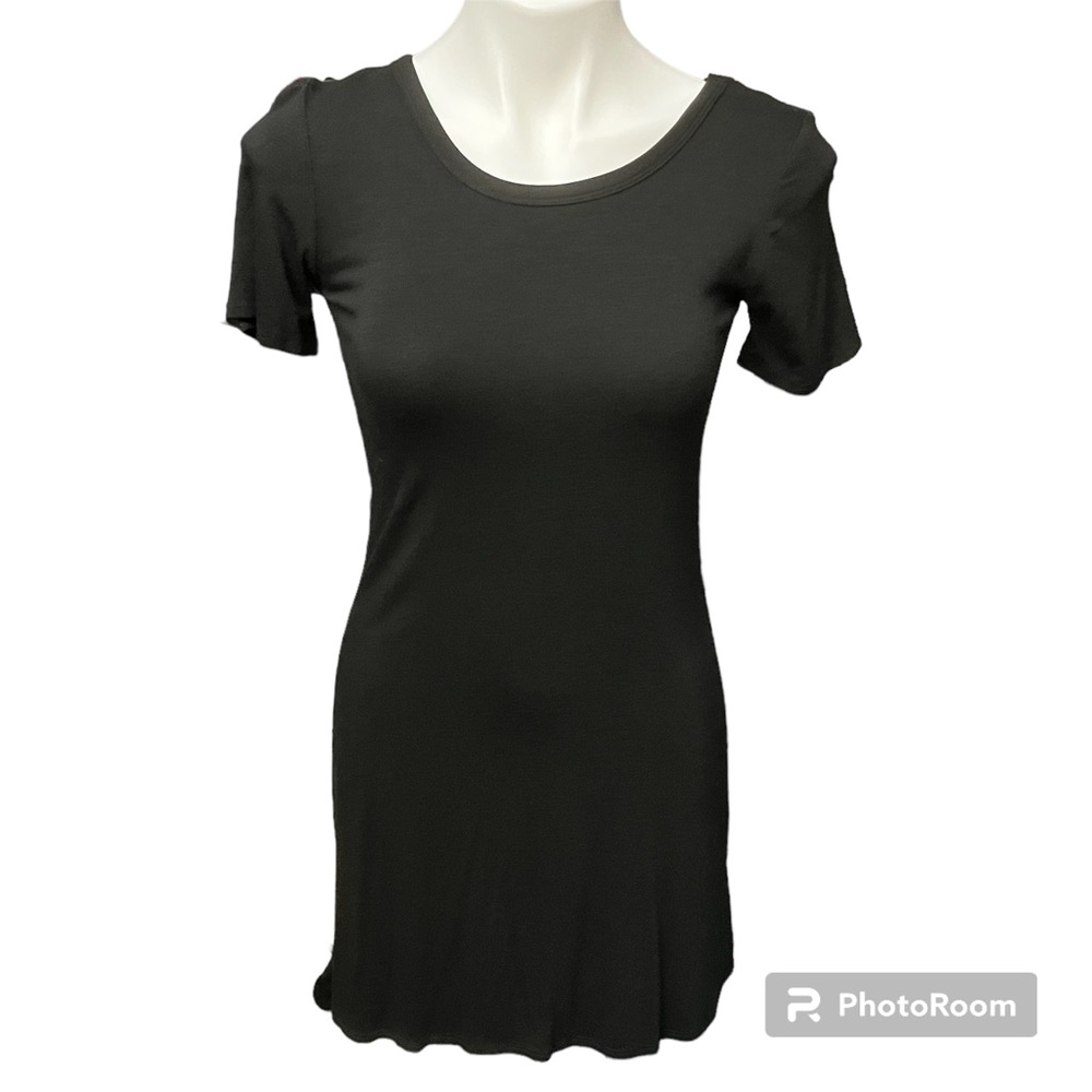 NWT Olivia Rae Black Short Sleeve T-shirt Dress - XSmall XS